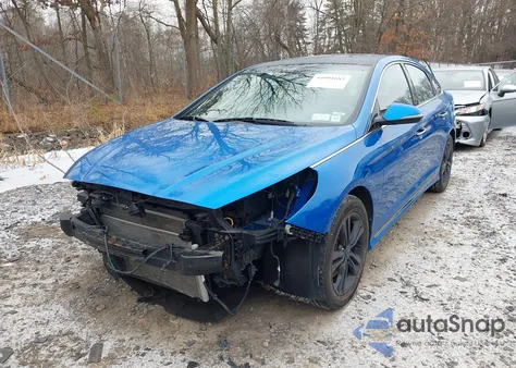 2018 Hyundai Sonata Sport из США, поврежденный, VIN 5NPE34AF3JH669598